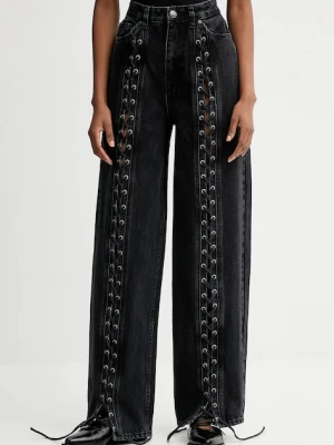 Rotate jeansy damskie high waist 114997256