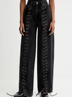 Rotate jeansy damskie high waist 114997256