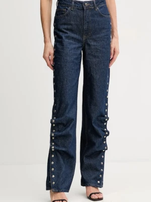 Rotate jeansy damskie kolor granatowy 114816D03