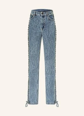 Rotate Jeansy Straight blau
