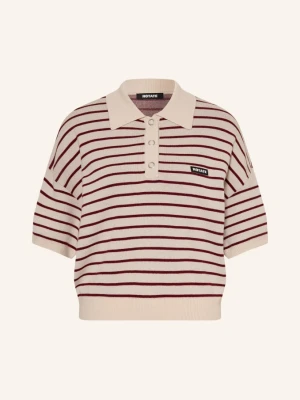 Rotate Koszulka Polo Z Dzianiny beige
