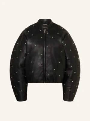 Rotate Kurtka Imitująca Skórę Z Nitami schwarz