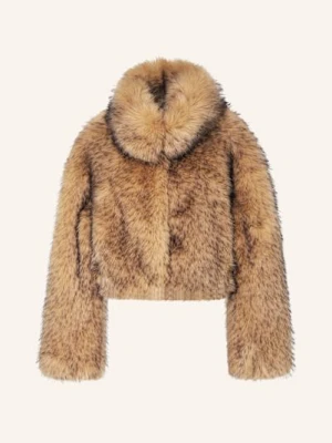 Rotate Kurtka Ze Sztucznego Futra braun