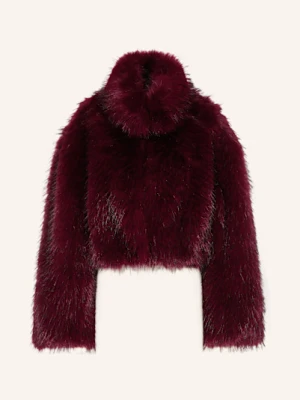 Rotate Kurtka Ze Sztucznego Futra rot