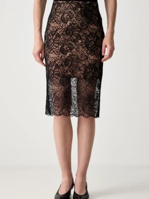 Rotate LACE MIDI PENCIL spódnica ołówkowa