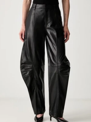 Rotate LEATHER CARGO spodnie skórzane damskie
