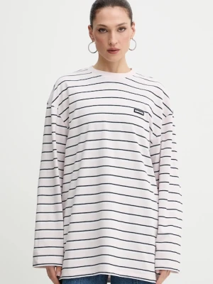 Rotate longsleeve bawełniany kolor fioletowy 1153781810