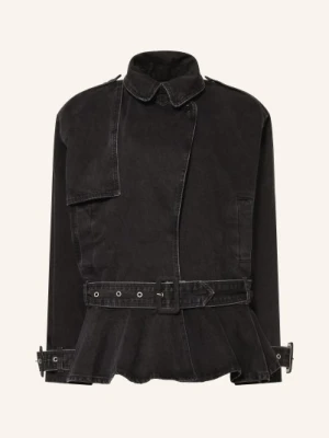 Rotate Oversized Kurtka Jeansowa schwarz