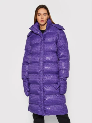 ROTATE Płaszcz zimowy Tina RT787 Fioletowy Relaxed Fit