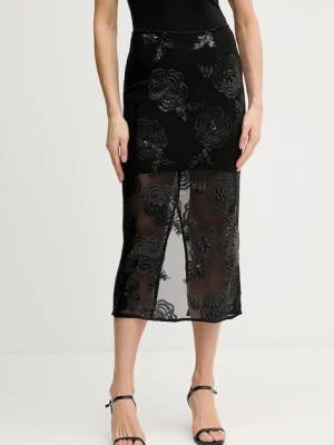 Rotate spódnica kolor czarny midi ołówkowa 114924100