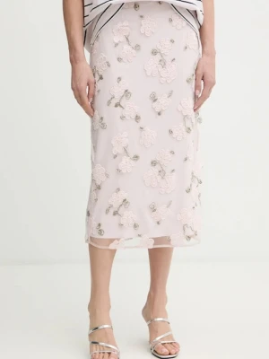 Rotate spódnica kolor różowy midi ołówkowa 1153623077