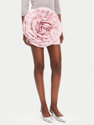 ROTATE Spódnica mini 1137841011 Różowy Slim Fit