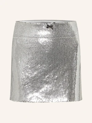 Rotate Spódnica Z Cekinami silber