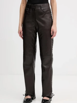 Rotate spodnie skórzane