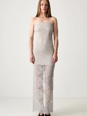 Rotate sukienka bodycon w kwiaty koronkowa