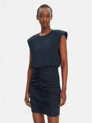 ROTATE Sukienka koktajlowa 1137042318 Granatowy Slim Fit
