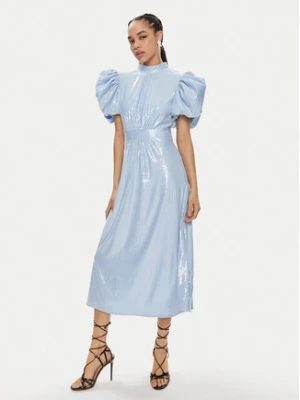 ROTATE Sukienka koktajlowa Dawnana 1122932322 Błękitny Regular Fit