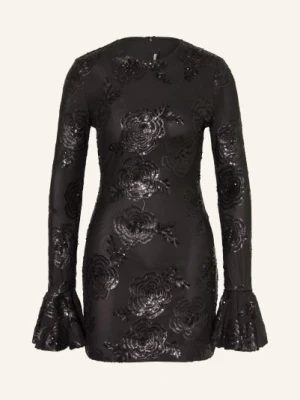 Rotate Sukienka Koktajlowa Z Cekinami schwarz