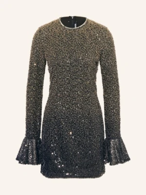 Rotate Sukienka Koktajlowa Z Cekinami schwarz