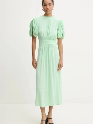 Rotate sukienka Midi Puff Sleeve Dress