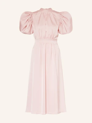 Rotate Sukienka Satynowa Z Wycięciem rosa