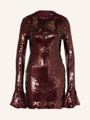 Rotate Sukienka Z Cekinami rot