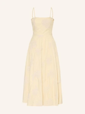 Rotate Sukienka Z Różnych Materiałów gelb