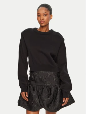 ROTATE Sweter 114035100 Czarny Regular Fit
