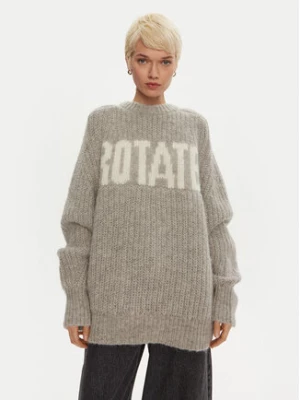 ROTATE Sweter Brandy 1137491789 Szary Loose Fit