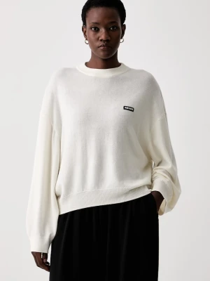 Rotate sweter damski wełniany beżowy