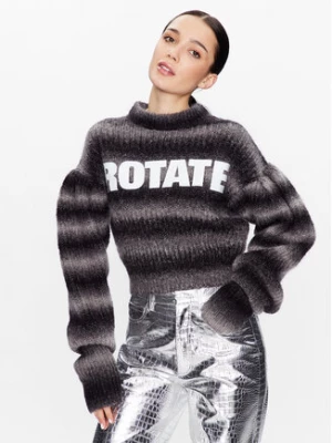ROTATE Sweter Mohair Knit RT2404 Szary Regular Fit