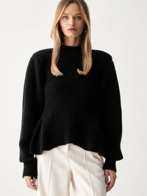 Rotate sweter z wełną damski