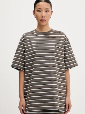 Rotate T-shirt damski bawełniany zielony