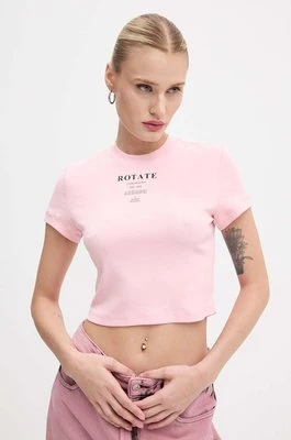 Rotate t-shirt damski kolor różowy