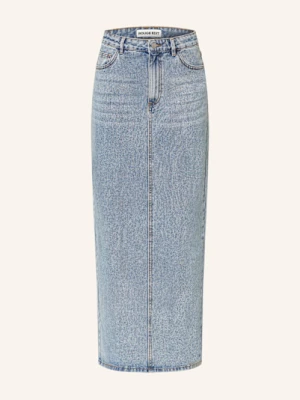 Rouge Vila Spódnica Jeansowa blau