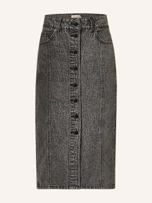 Rouge Vila Spódnica Jeansowa grau