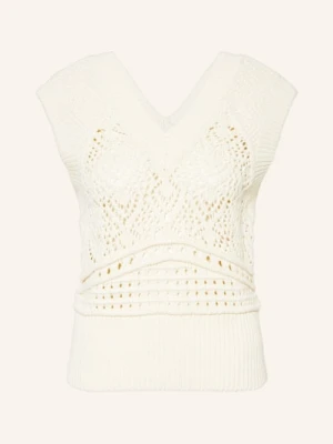 Rouge Vila Top Z Dzianiny weiss