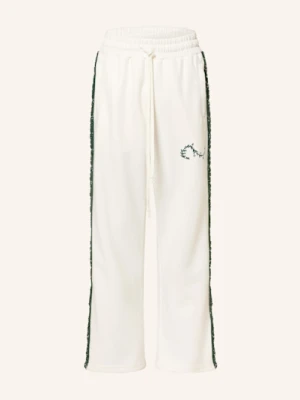 Rough. Spodnie Dresowe Z Dziurkowaną Koronką weiss