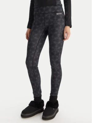 Roxy Bielizna termoaktywna dolna Daybreak Brushed ERJLW03056 Czarny Slim Fit