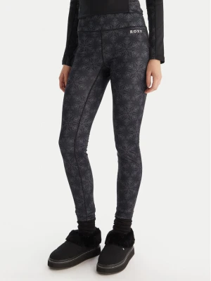 Roxy Bielizna termoaktywna dolna Daybreak Brushed ERJLW03056 Czarny Slim Fit