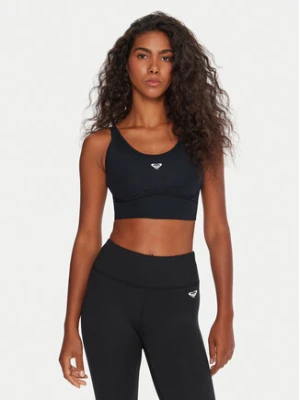 Roxy Biustonosz sportowy Heart Into It Attitude ERJKT04326 Czarny
