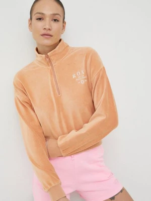 Roxy bluza damska kolor beżowy gładka