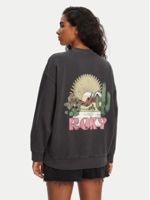 Roxy Bluza ERJFT04997 Czarny Relaxed Fit