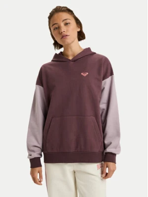 Roxy Bluza Essential Energy ERJFT05009 Bordowy Regular Fit