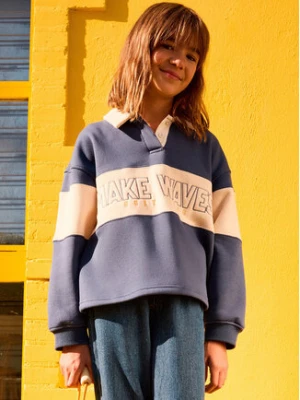 Roxy Bluza Iconic Waves ERGFT04025 Niebieski Boxy Fit