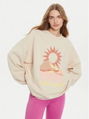 Roxy Bluza Lineup ERJFT04865 Beżowy Relaxed Fit