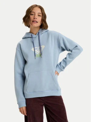 Zdjęcie produktu Roxy Bluza Surf Stoked Brushed Art ERJFT05020 Błękitny Regular Fit Niebieski jasny