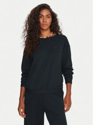 Roxy Bluza Surfing By Moonlight ERJFT05008 Czarny Relaxed Fit