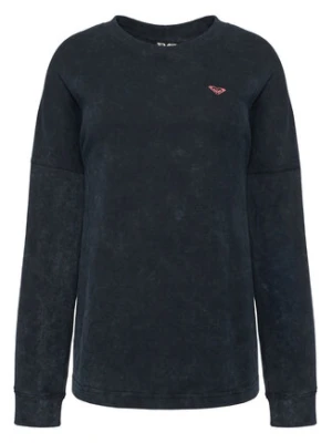 Roxy Bluzka Eastside Midweight ERJKT04381 Czarny Boxy Fit