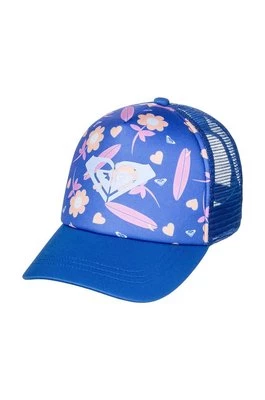Roxy czapka z daszkiem dziecięca SWEET EMOTION kolor fioletowy wzorzysta
